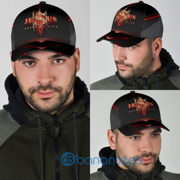 Jesus Saved My Life All Over Printed 3D Cap Product Photo
