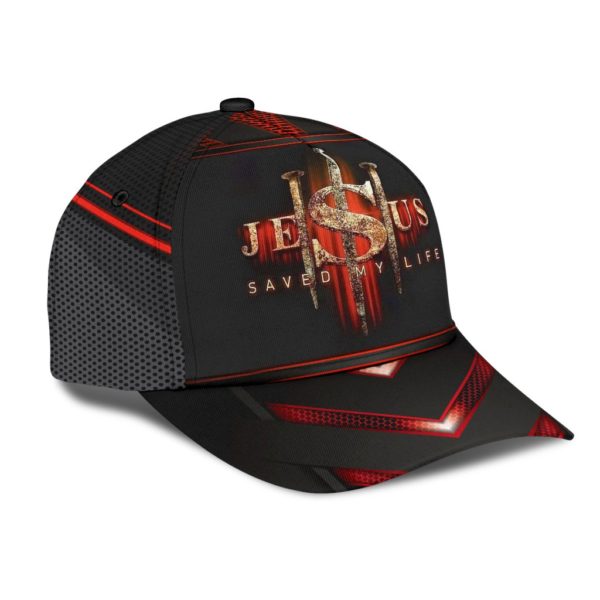 Jesus Saved My Life All Over Printed 3D Cap Product Photo
