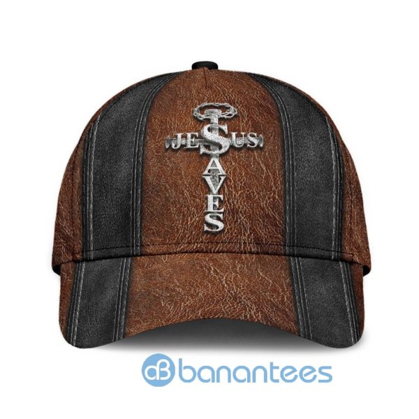 Jesus Saves Printed All Over Printed 3D Cap Product Photo