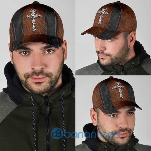 Jesus Saves Printed All Over Printed 3D Cap Product Photo