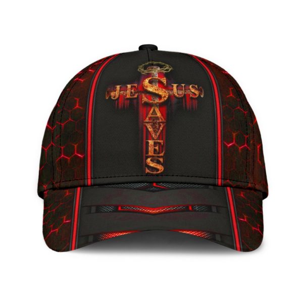 Jesus Saves Red Proud All Over Printed 3D Cap Product Photo