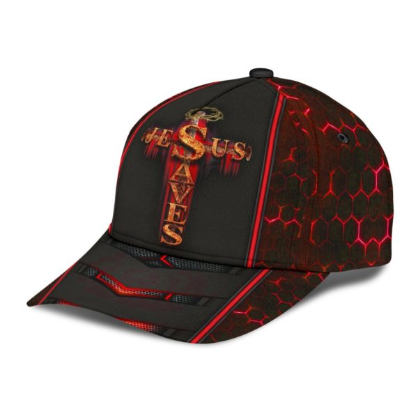 Jesus Saves Red Proud All Over Printed 3D Cap Product Photo