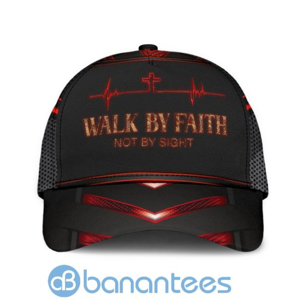 Jesus Walk By Faith Not By Sight All Over Printed 3D Cap Product Photo