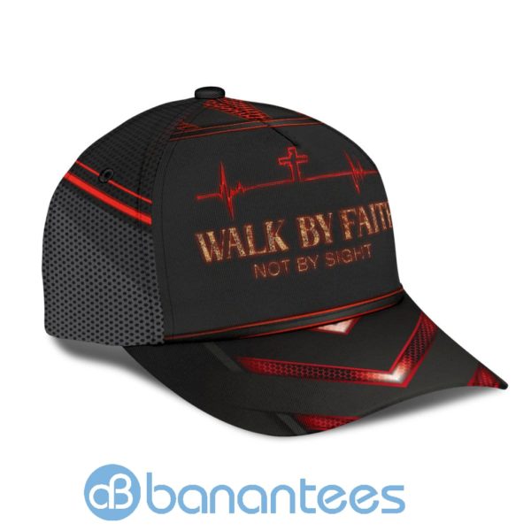 Jesus Walk By Faith Not By Sight All Over Printed 3D Cap Product Photo