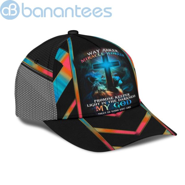 Jesus Way Maker Miracle Worker All Over Printed 3D Cap Product Photo
