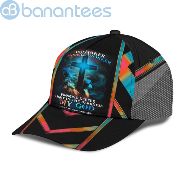 Jesus Way Maker Miracle Worker All Over Printed 3D Cap Product Photo
