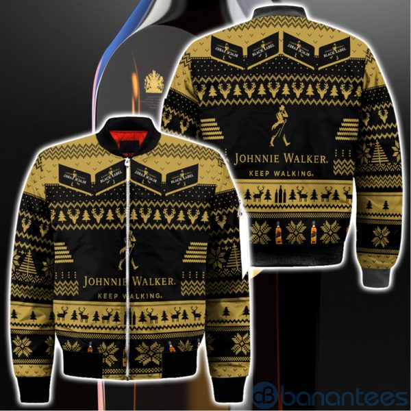 Johnnie Walker Ugly Christmas All Over Printed 3D Shirt Product Photo