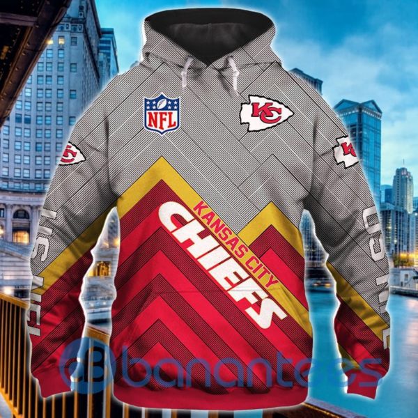 Kansas City Chiefs All Over Printed 3D Hoodie Zip Hoodie Product Photo
