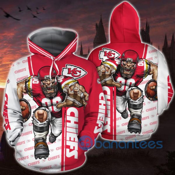 Kansas City Chiefs All Over Printed Hoodie 3D Gift For Fans Product Photo