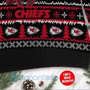 Kansas City Chiefs Jack Skellington Halloween Ugly Christmas 3D Sweater Product Photo