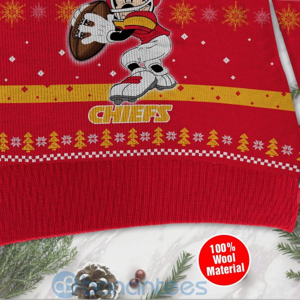 Kansas City Chiefs Mickey Mouse Funny Ugly Christmas 3D Sweater Product Photo