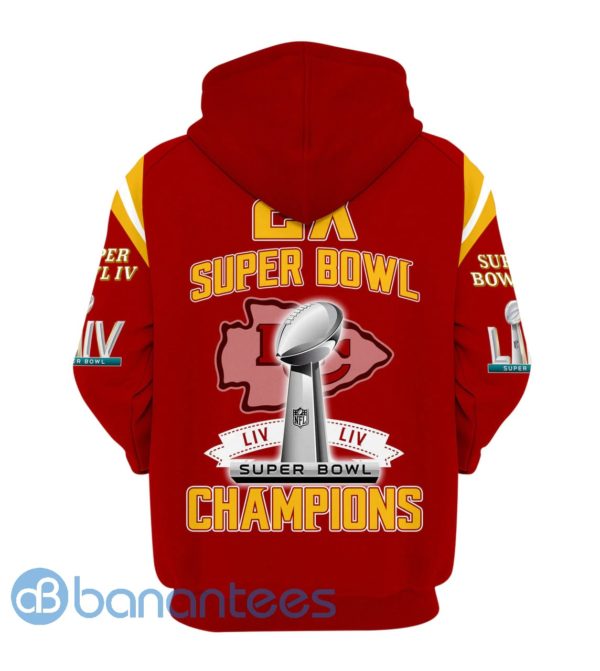 Kansas City Chiefs Super Bowl LIV All Over Printed 3D Hoodie Product Photo
