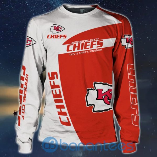 Kansas City Chiefs This Is Chief's Kingdom All Over Printed 3D Sweatshirt Long Sleeve Product Photo