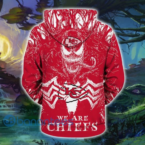 Kansas City Chiefs Venom Hoodies All Over Printed 3D Hoodie, Zip Hoodie Product Photo