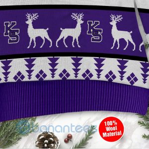 Kansas State Wildcats Custom Name Personalized Ugly Christmas 3D Sweater Product Photo