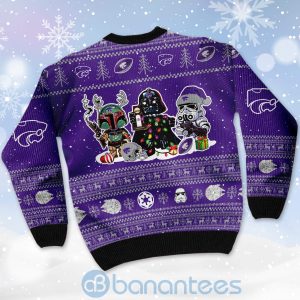 Kansas State Wildcats Star Wars Ugly Christmas 3D Sweater Product Photo