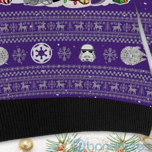 Kansas State Wildcats Star Wars Ugly Christmas 3D Sweater Product Photo