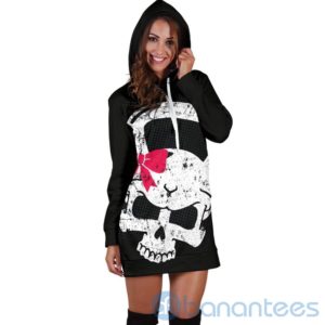 Kettlebell Skull Hoodie Dress For Women Product Photo