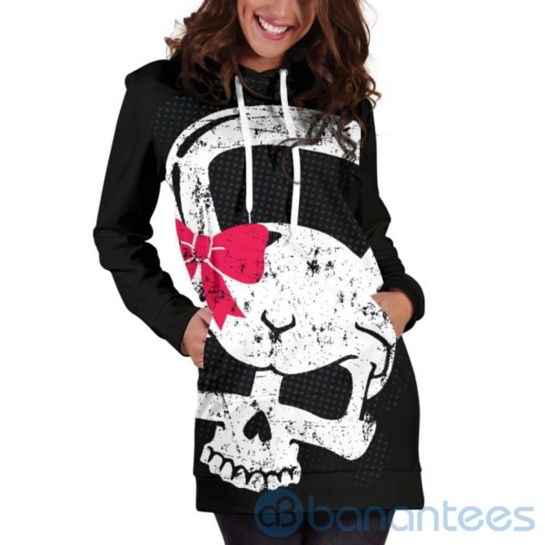 Kettlebell Skull Hoodie Dress For Women Product Photo