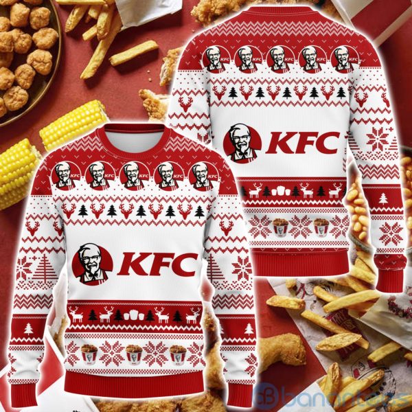 KFC Ugly Christmas All Over Printed 3D Shirt Product Photo