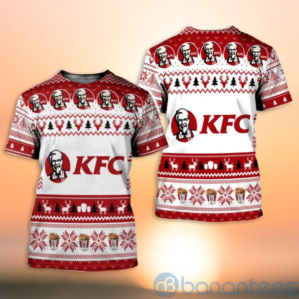 KFC Ugly Christmas All Over Printed 3D Shirt Product Photo