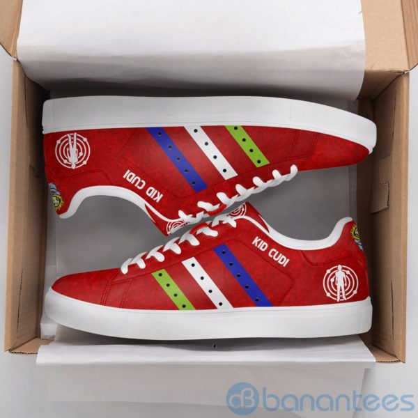 Kid Cudi Red Low Top Skate Shoes Product Photo
