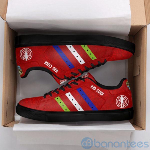 Kid Cudi Red Low Top Skate Shoes Product Photo
