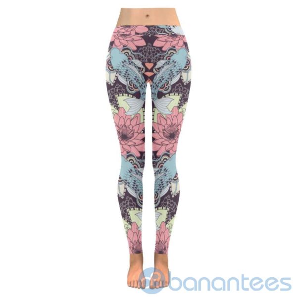 Koi Fish and Lotus Leggings For Women Product Photo