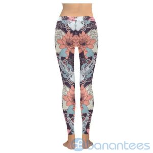 Koi Fish and Lotus Leggings For Women Product Photo