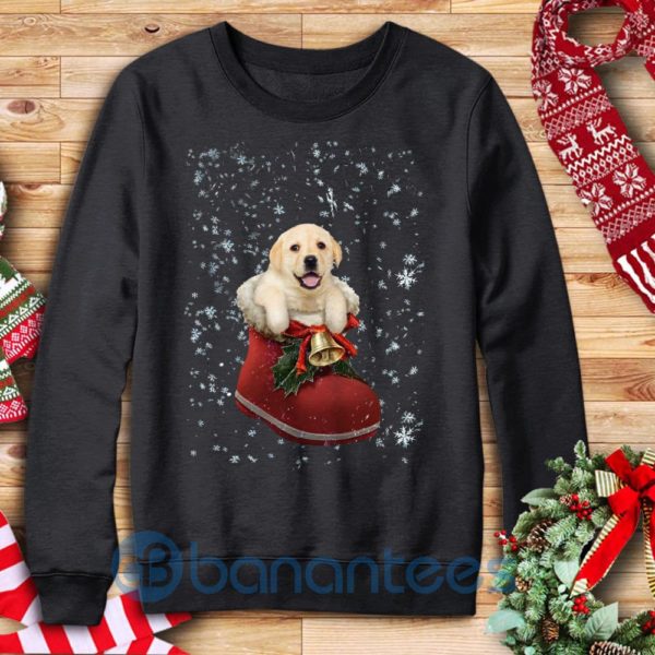 Labrador Snow Boots Labrador Retriever Design Sweatshirt For Men And Women Product Photo