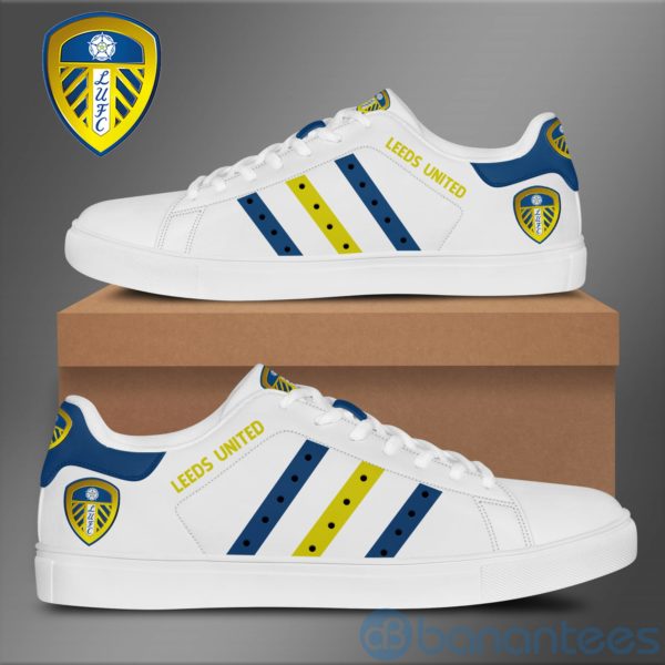 Leedsu FC White Low Top Skate Shoes Product Photo