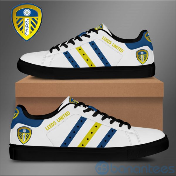 Leedsu FC White Low Top Skate Shoes Product Photo