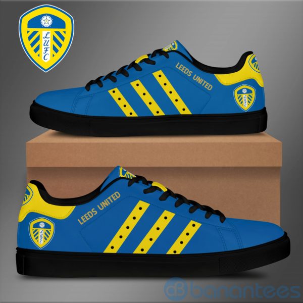 Leedsu Yellow Striped Low Top Skate Shoes Product Photo