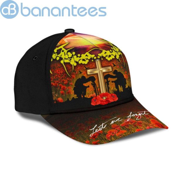 Lest We Forget Anzacay Australia Golden Wattle All Over Printed 3D Cap Product Photo