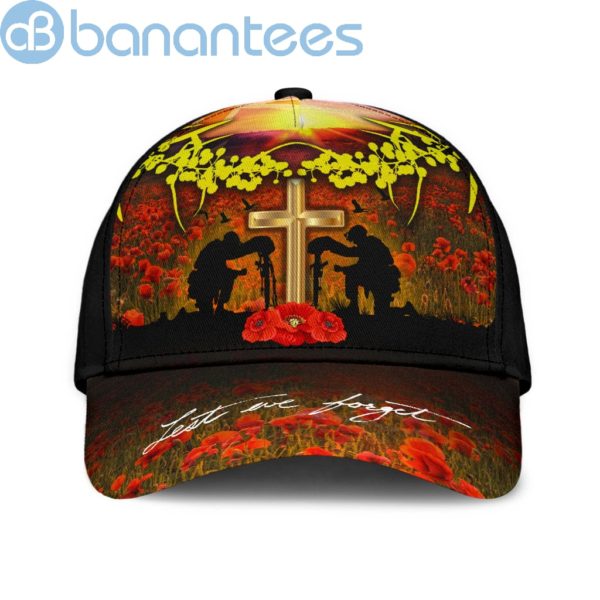 Lest We Forget Anzacay Australia Golden Wattle All Over Printed 3D Cap Product Photo