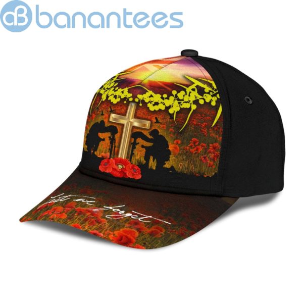 Lest We Forget Anzacay Australia Golden Wattle All Over Printed 3D Cap Product Photo