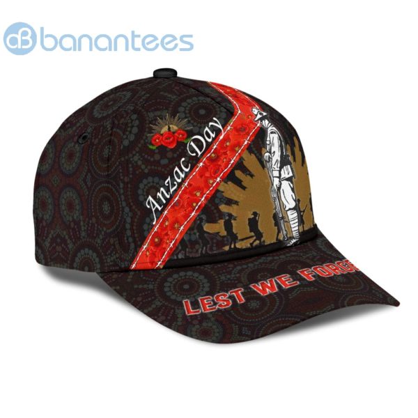 Lest We Forget Anzacay Remembrance Soldier All Over Printed 3D Cap Product Photo