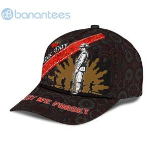 Lest We Forget Anzacay Remembrance Soldier All Over Printed 3D Cap Product Photo