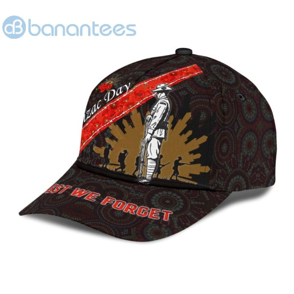 Lest We Forget Anzacay Remembrance Soldier All Over Printed 3D Cap Product Photo