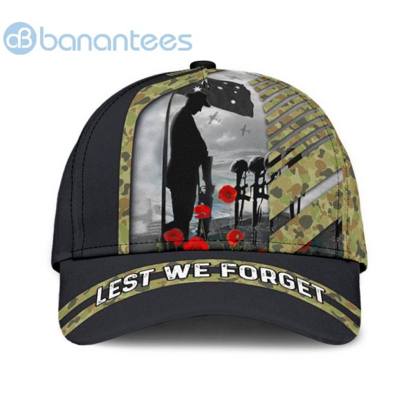 Lest We Forget Australian Army Camo All Over Printed 3D Cap Product Photo