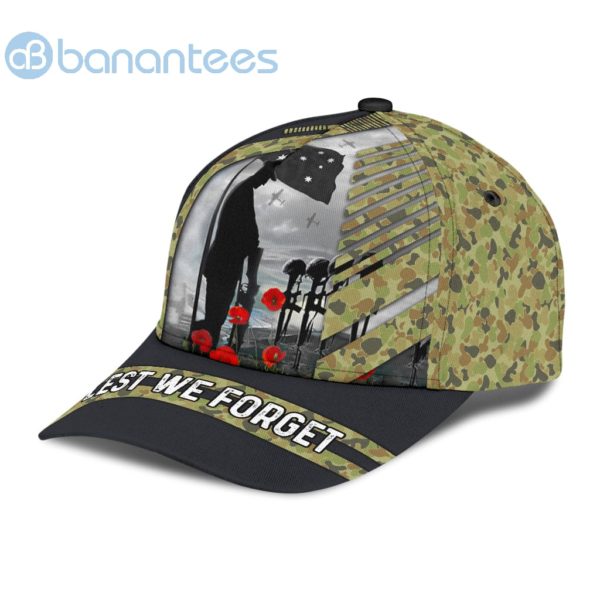Lest We Forget Australian Army Camo All Over Printed 3D Cap Product Photo