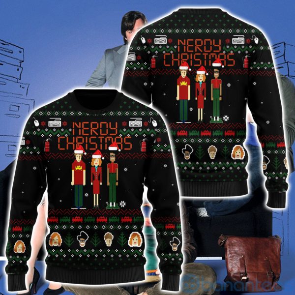 Let It Crowd Ugly Christmas All Over Printed 3D Shirt Product Photo