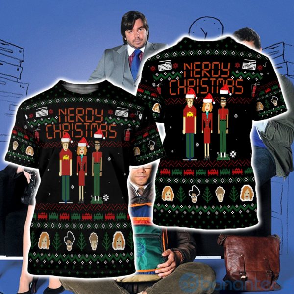 Let It Crowd Ugly Christmas All Over Printed 3D Shirt Product Photo