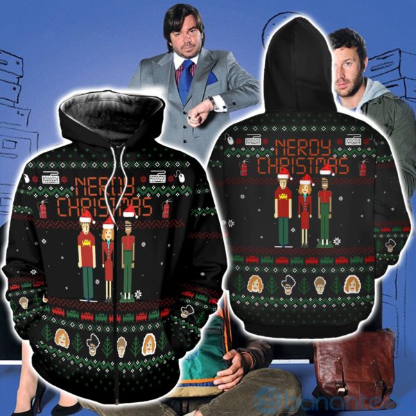 Let It Crowd Ugly Christmas All Over Printed 3D Shirt Product Photo
