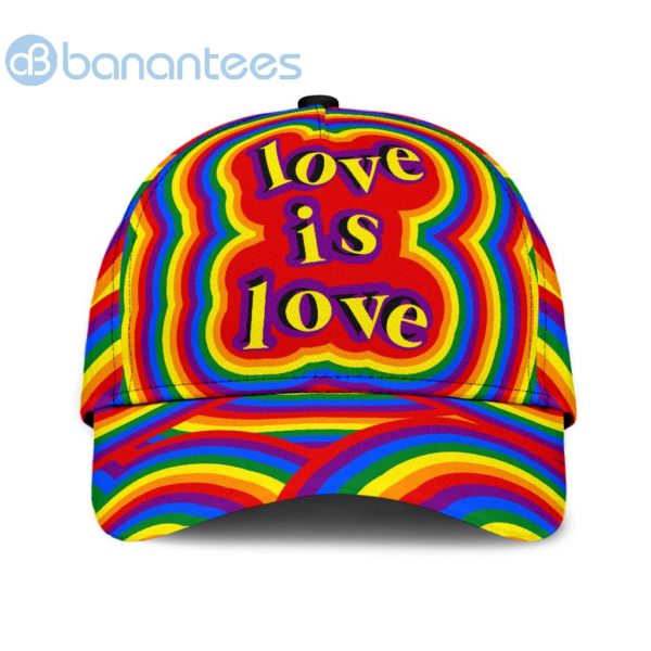 LGBT Love Is Love Pride 2022 All Over Printed 3D Cap Product Photo