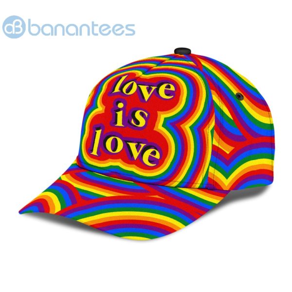 LGBT Love Is Love Pride 2022 All Over Printed 3D Cap Product Photo