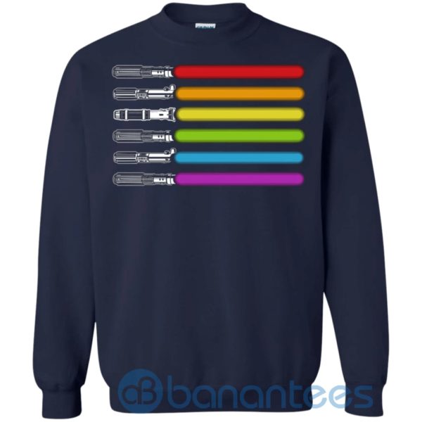 LGBT Swords LGBT Light Saber Sweatshirt Product Photo