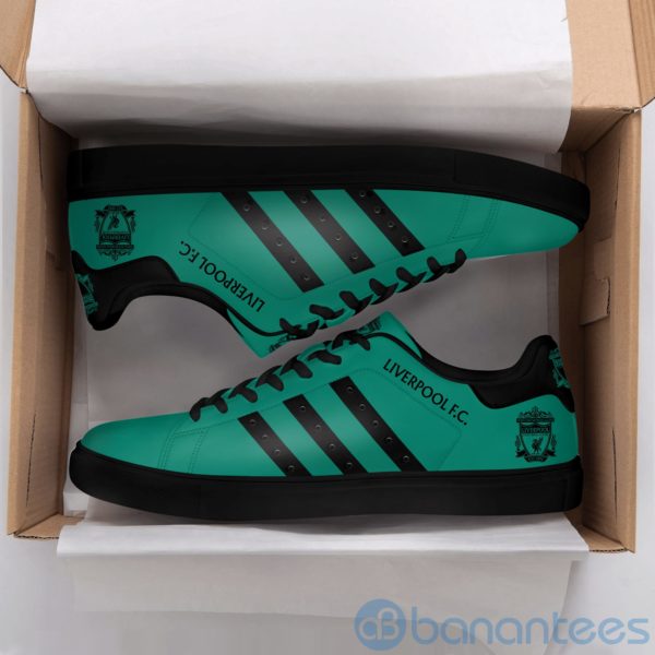 Lierpool Fc Black Striped Green Low Top Skate Shoes Product Photo
