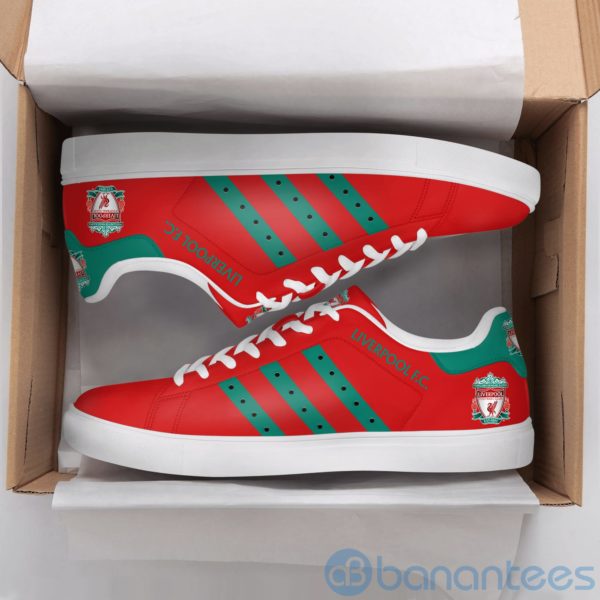 Lierpool Fc Green Striped Red Low Top Skate Shoes Product Photo