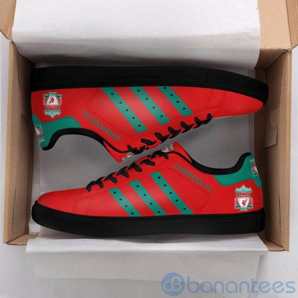 Lierpool Fc Green Striped Red Low Top Skate Shoes Product Photo